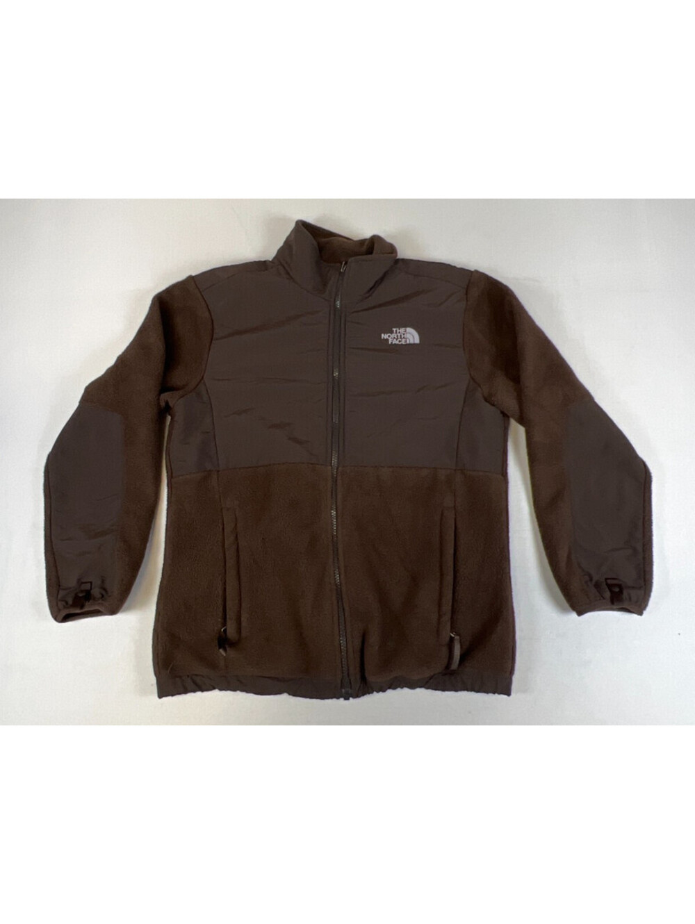 The North Face Girls L Brown Polartec Fleece Full Zip Outdoor Jacket Coat